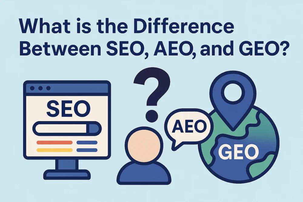 What is the Difference Between SEO, AEO, and GEO?