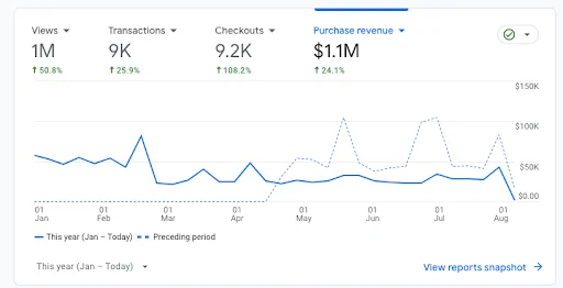 Domain Stats After SEO Work